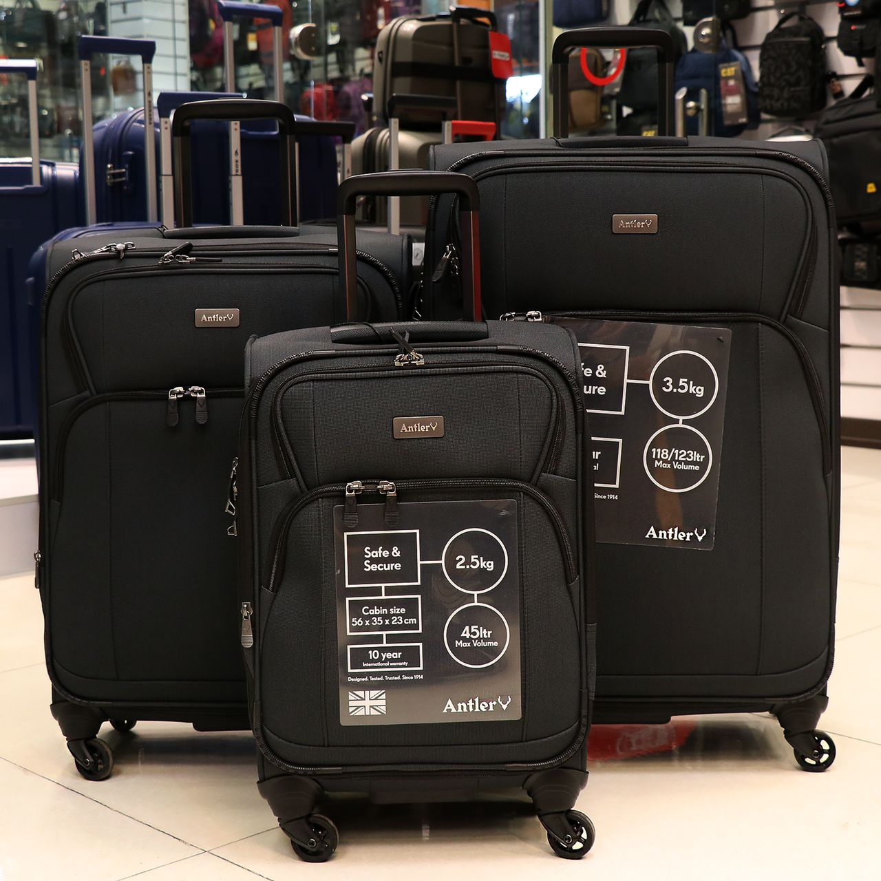 مجموعه سه عددی چمدان انتلر مدل AIRSTREAM 2